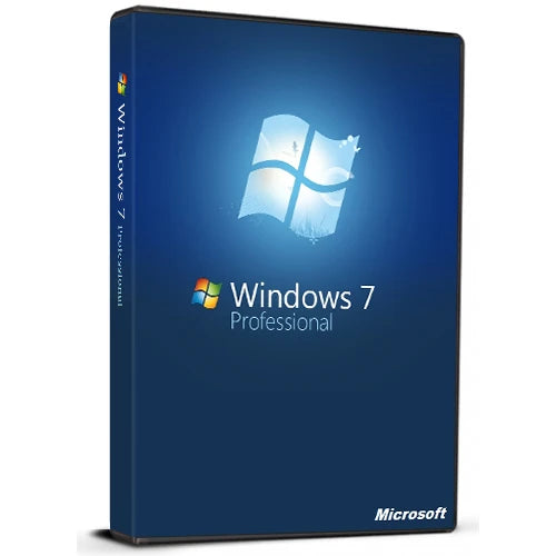 Windows 7 Professional – Licenza a vita per una gestione avanzata del sistema operativo, supporto per reti aziendali e funzionalità di sicurezza migliorate, compatibile con PC Windows.
