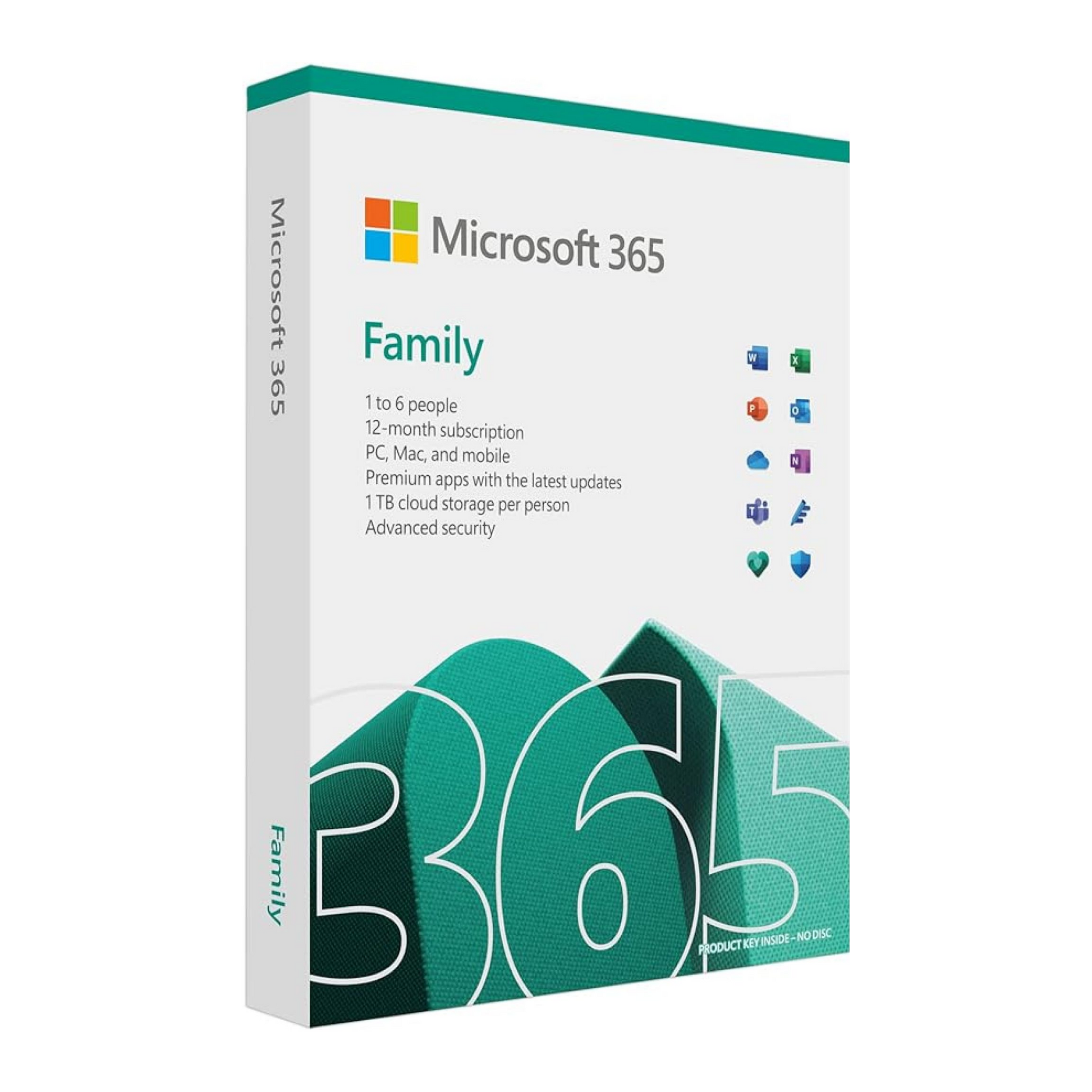 Microsoft Office 365 Family 1-6 People Annual License – Key Byte